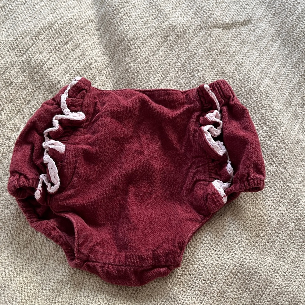 Ruffled Velvet Bloomers